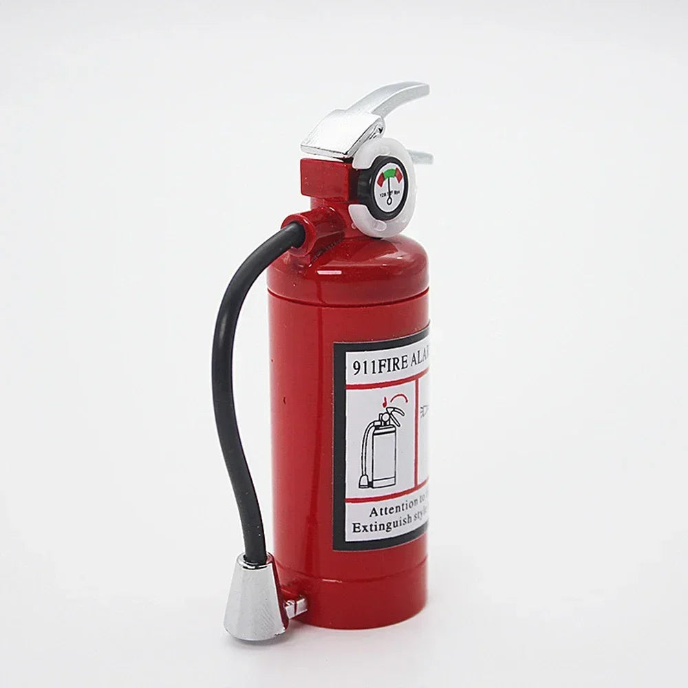Fire Extinguisher Torch Lighter – Butane Gas Metal Cigar & Cigarette Lighter