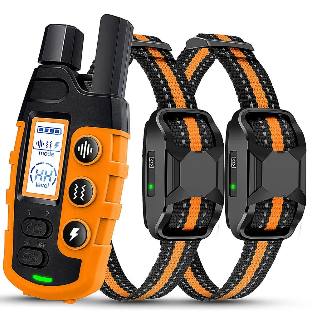 1000M Waterproof Remote Dog Training Collar – Shock & Vibration for 2 Dogs