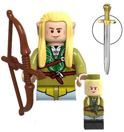 Lord of the Rings Action Figures – Elves, Orcs, Gandalf, Rohan Knights Building Blocks