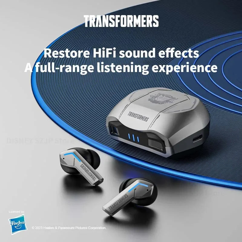 TF-T06 Wireless Earbuds – TRANSFORMERS Bluetooth Headphones for Gaming & Music
