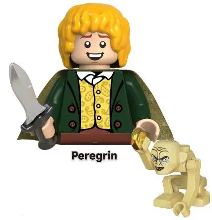 Lord of the Rings Action Figures – Elves, Orcs, Gandalf, Rohan Knights Building Blocks