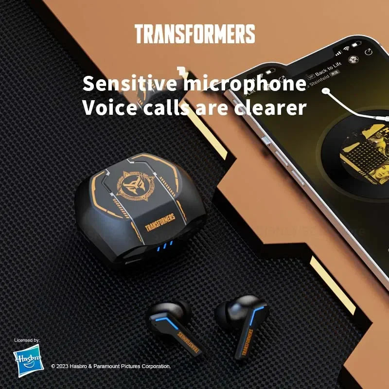 TF-T06 Wireless Earbuds – TRANSFORMERS Bluetooth Headphones for Gaming & Music