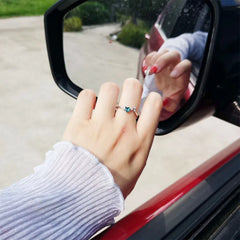 925 Sterling Silver Star Crystal Wedding Ring for Women – Wholesale Jewelry