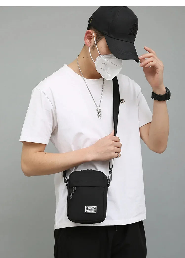 Fashion Small Square Diagonal Bag – Oxford Cloth Handbag for Casual Use