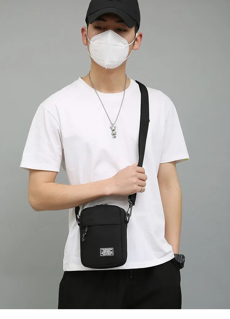 Fashion Small Square Diagonal Bag – Oxford Cloth Handbag for Casual Use