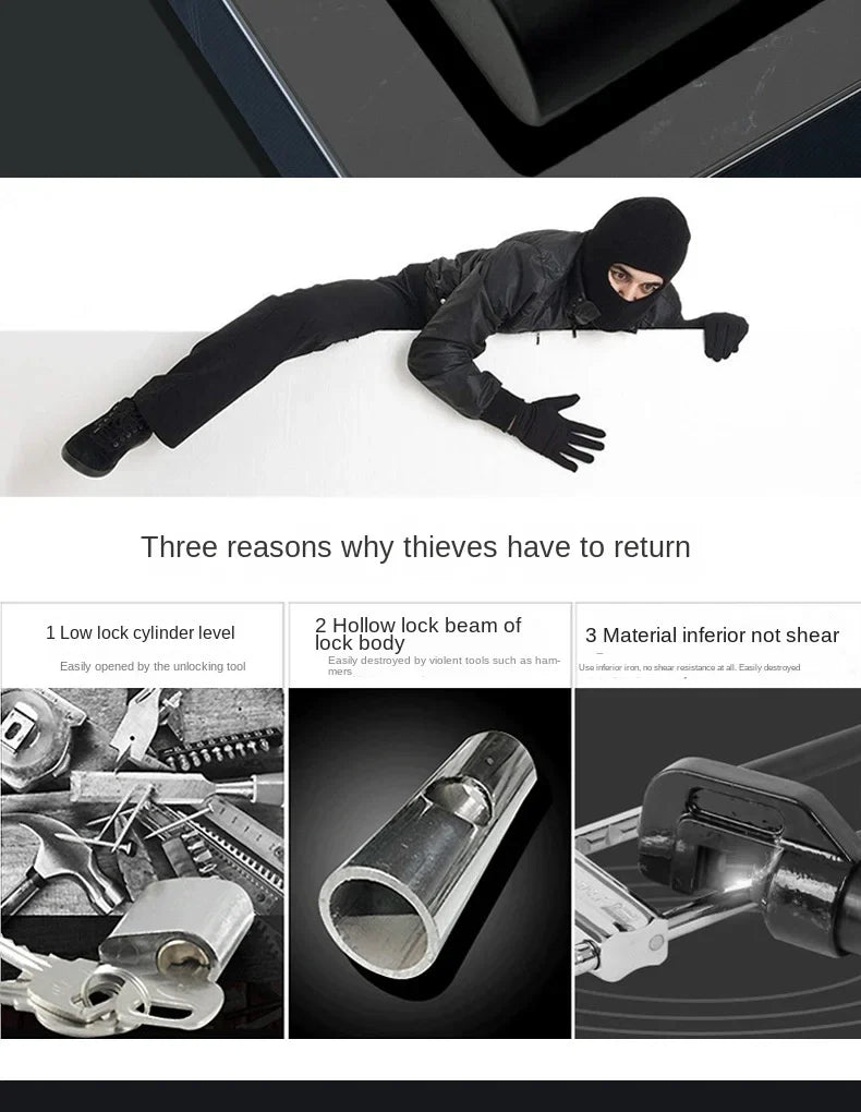 Outdoor Smart Fingerprint Padlock – Rust-Proof, Waterproof Electronic Padlock