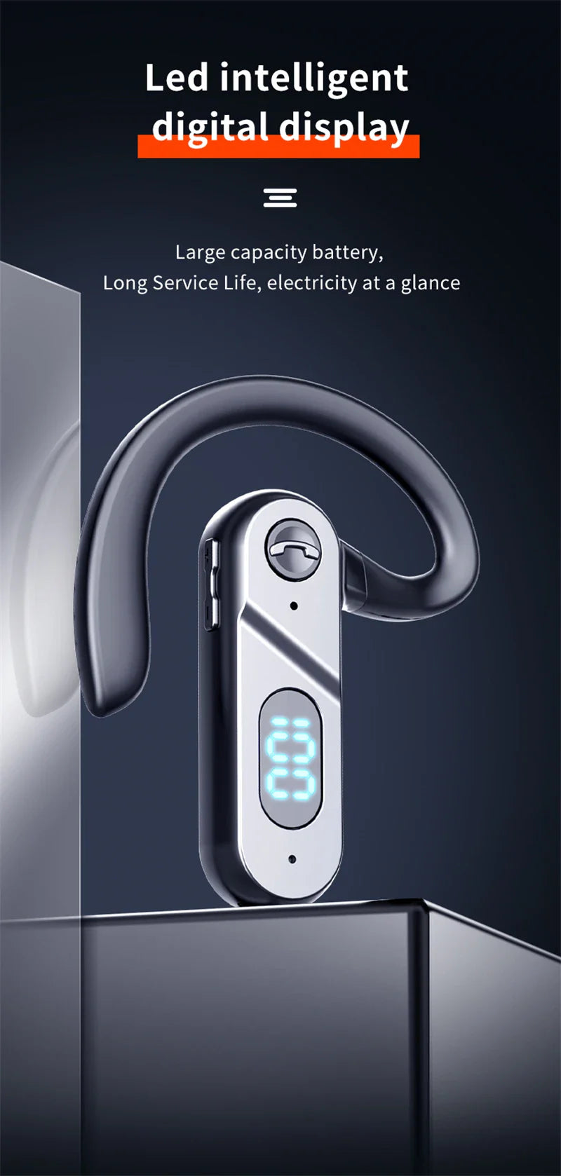 V28 TWS Bluetooth Headset – Wireless Smart Earbuds for Mobile Phones