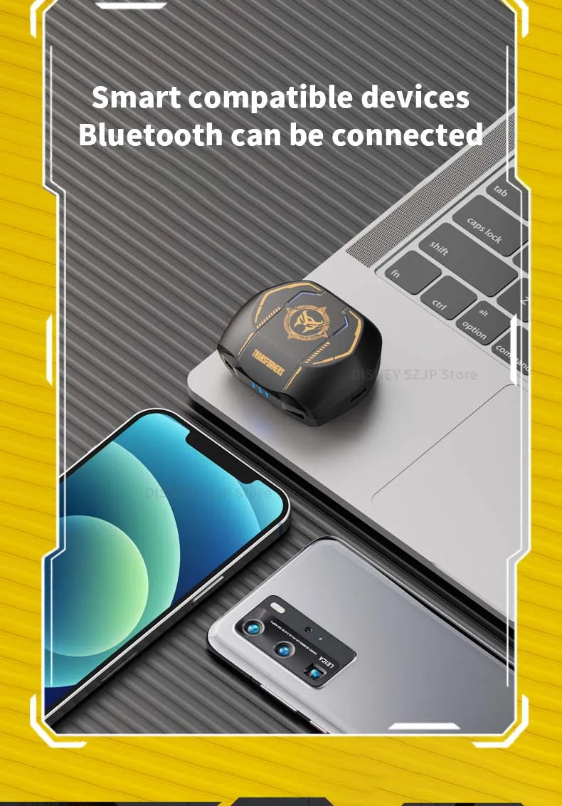 TF-T06 Wireless Earbuds – TRANSFORMERS Bluetooth Headphones for Gaming & Music