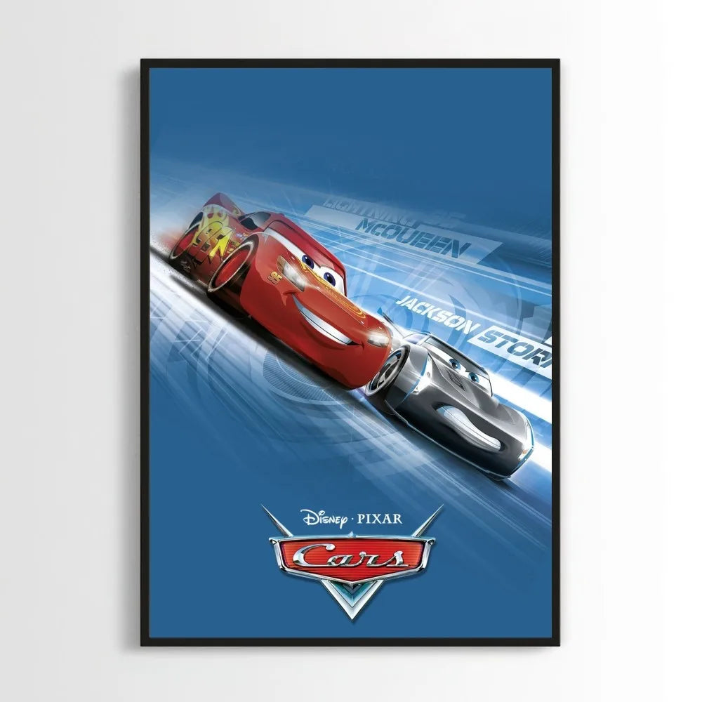 MINISO Cars Lightning McQueen 95 Poster Prints Wall Pictures Living Room Home Decoration