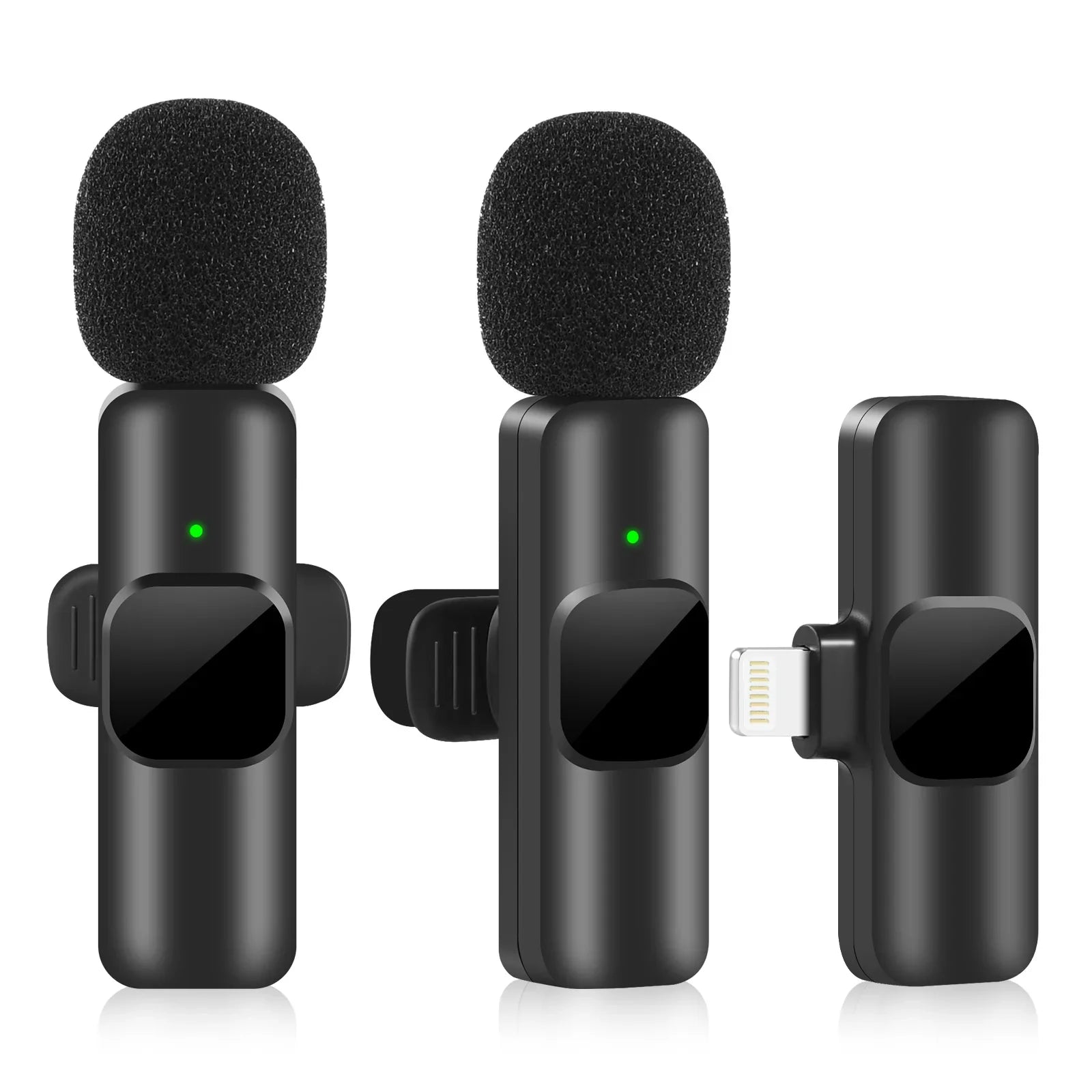 Wireless Lavalier Microphone – Portable Mini Mic for iPhone & Android